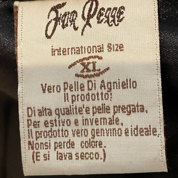 FAIR PERRE Women's Genuine Leather Jacket - Picture 4 of 5